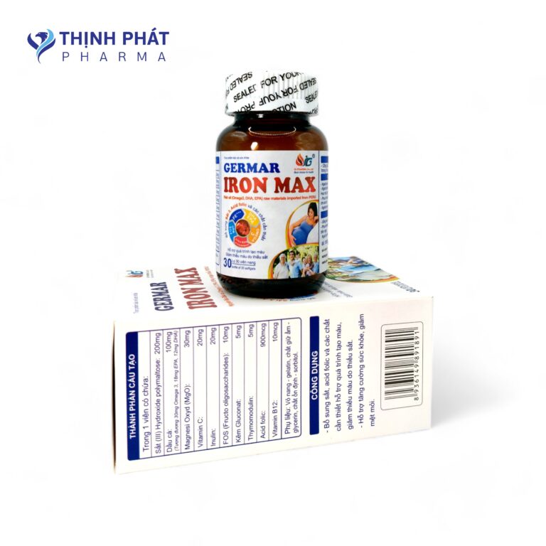 Viên uống bổ sung sắt: Iron Max Liquid